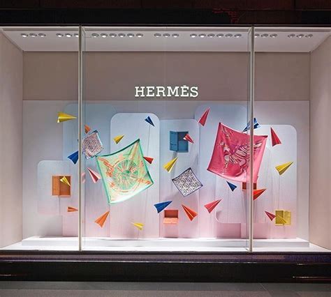 hermes scarf window display|Hermes.